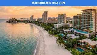 Immobilier Hua Hin 2026 — plage et villas en bord de mer